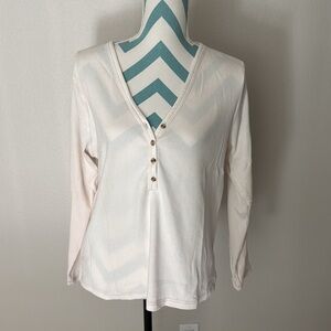 Old Navy Rib Knit Henley Tee